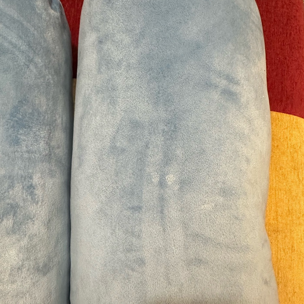 Set of 2 Light Blue Bolster Pillows From Pillowfort - Picture 8 of 10